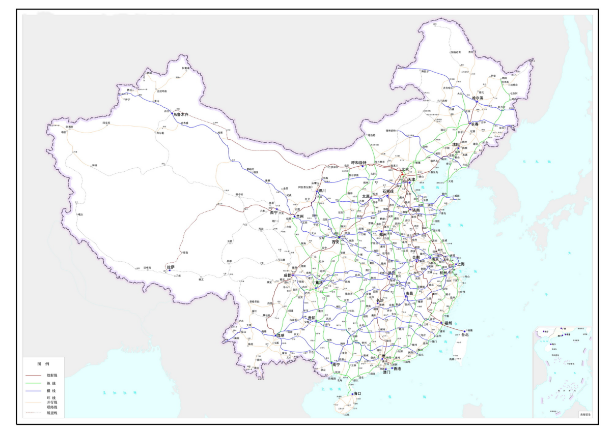 2004年交通部颁布《中国高速公路网规划》,也称7918规划